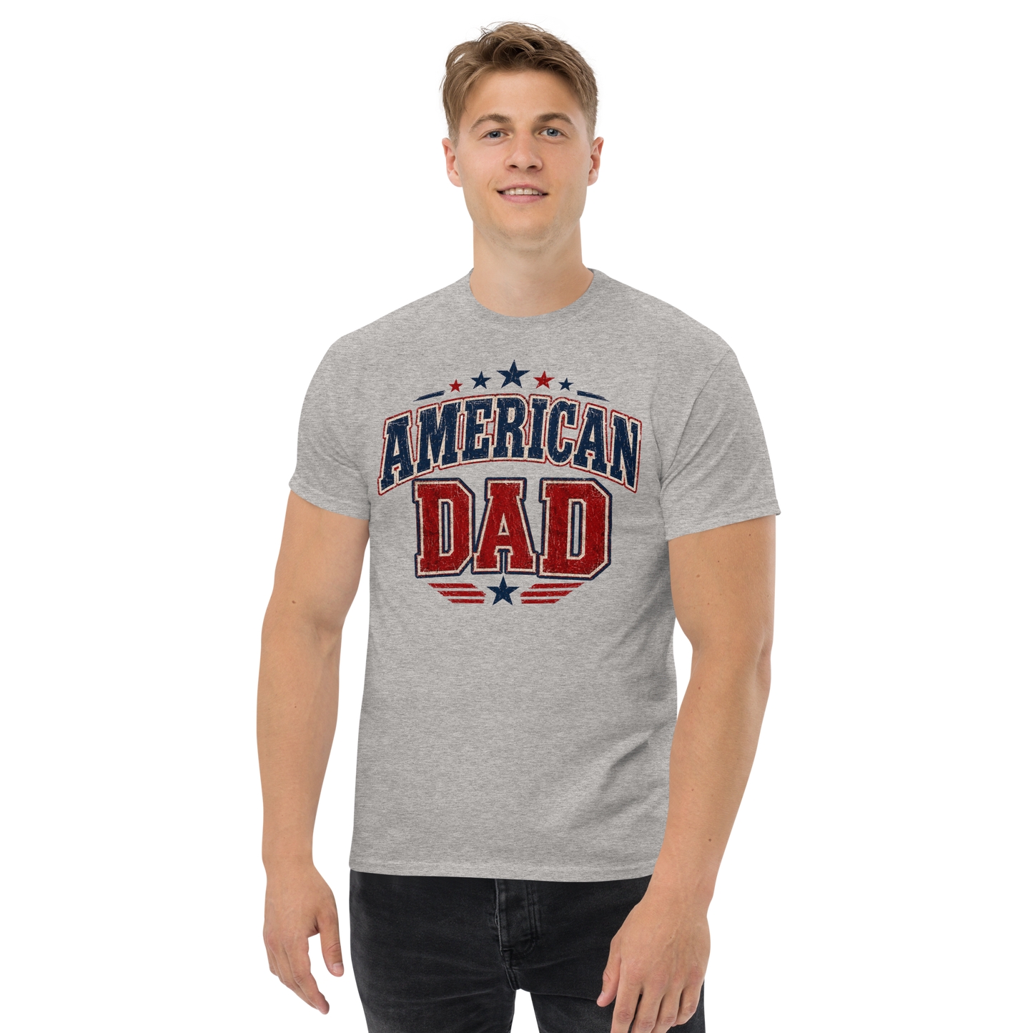 American Dad Patriotic T-Shirt – Perfect Gift for Father’s Day