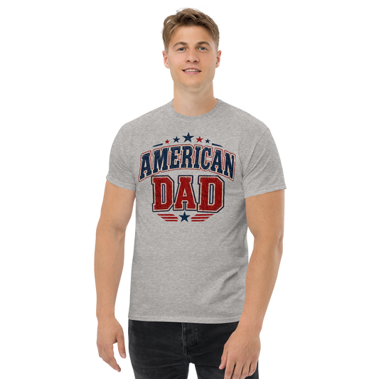 American Dad Patriotic T-Shirt – Perfect Gift for Father’s Day
