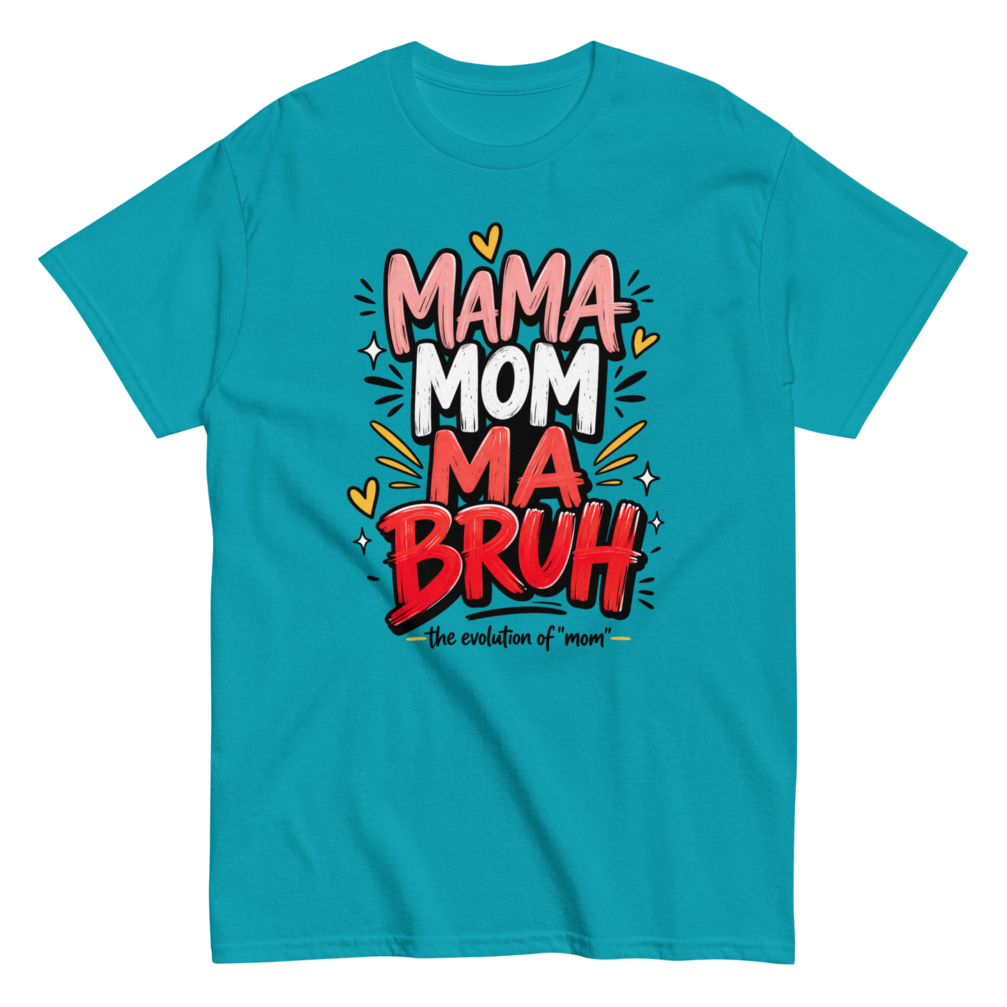 Funny Mom Shirt – The Real Mom Evolution Tee 😂 Mama Mom Ma Bruh T-Shirt | Perfect Mother’s Day Gift