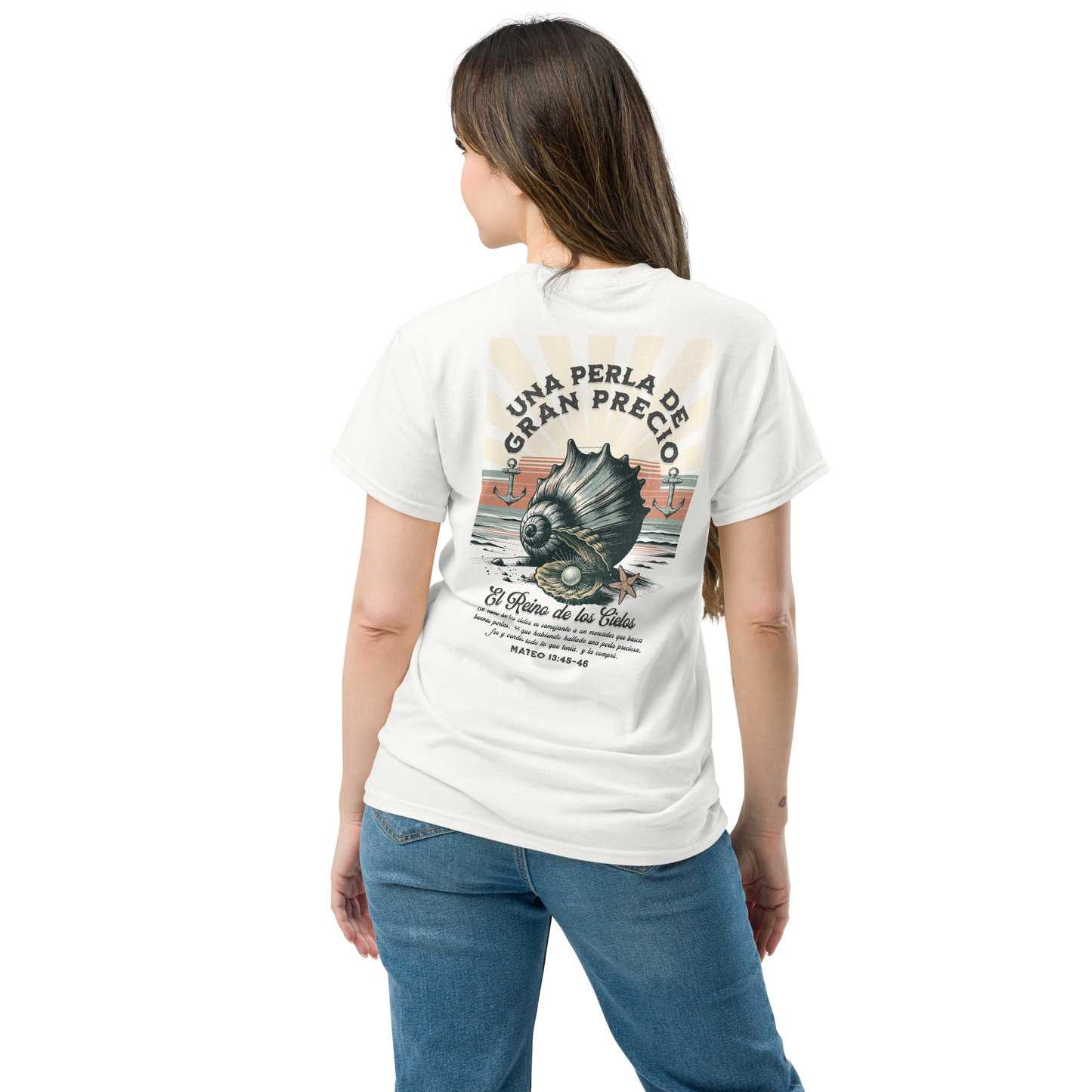 Camiseta “Una Perla de Gran Precio” – Mateo 13:45–46