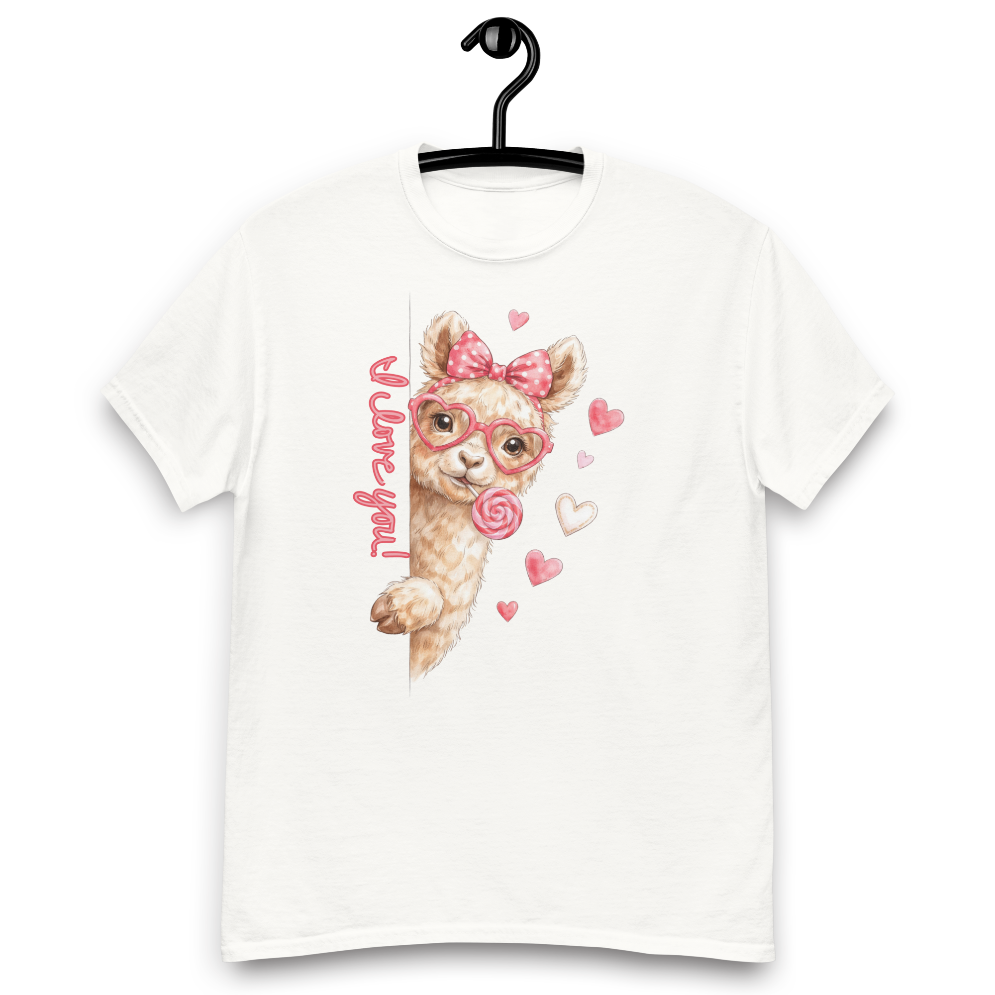 Cute Valentine Alpaca T-Shirt