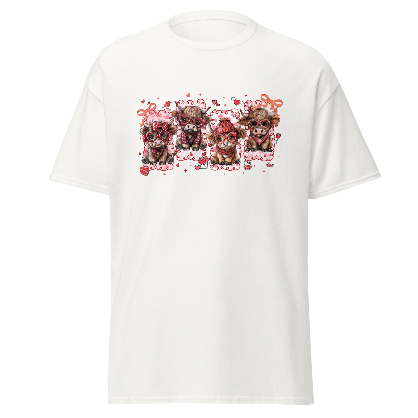 Cute Valentine Cow T-Shirt | Unisex Graphic Tee