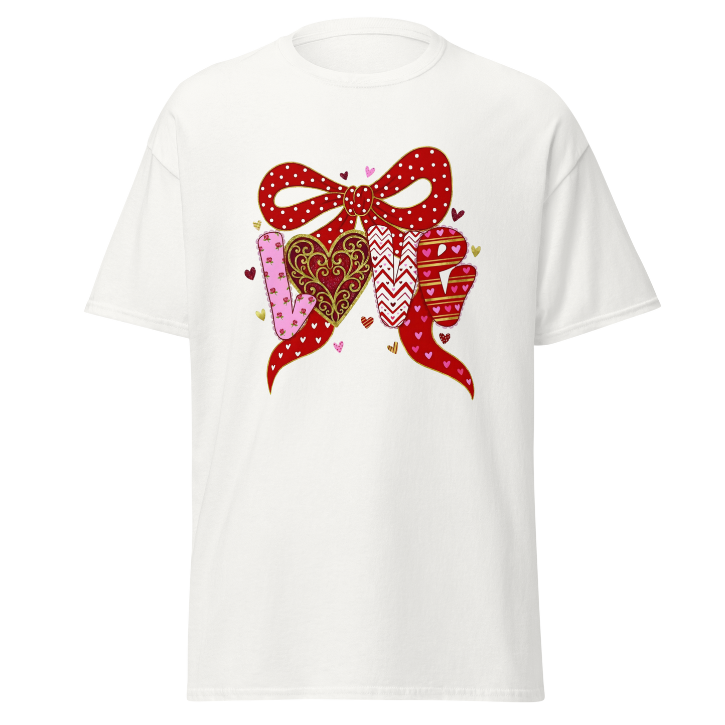 Valentine Love Bow Women’s T-Shirt