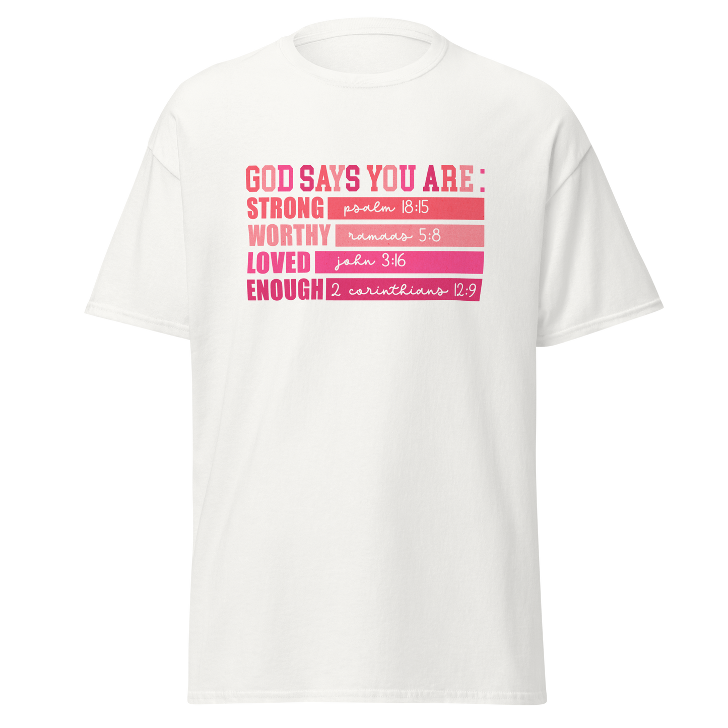 God Says You Are – Faith-Based Christian T-Shirt