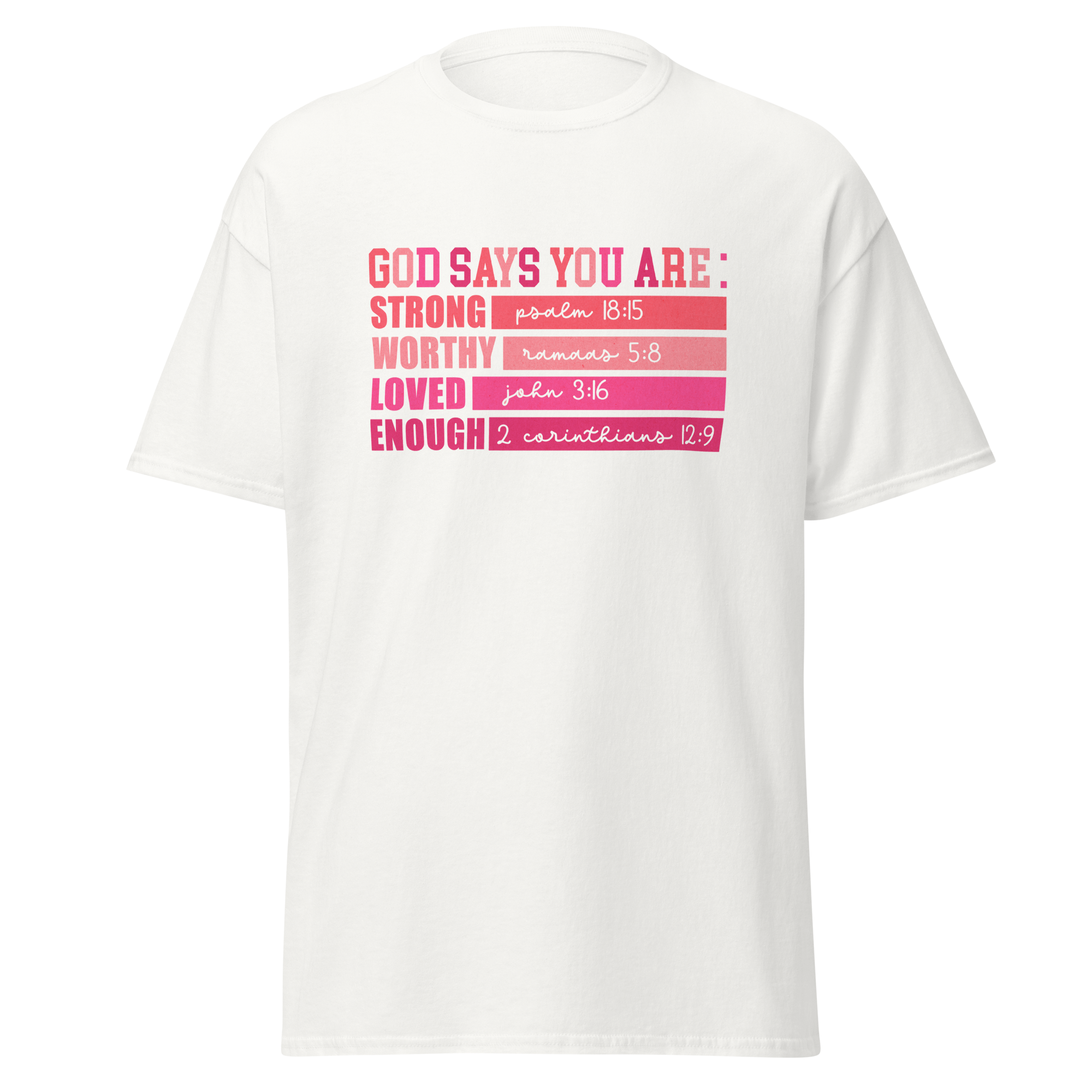 God Says You Are – Faith-Based Christian T-Shirt