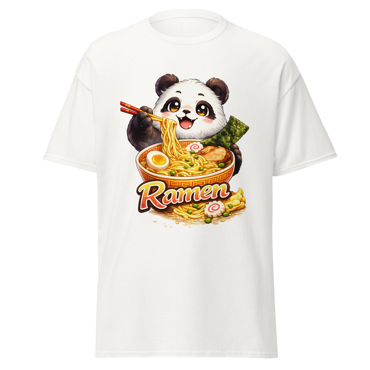 Panda Ramen T-Shirt – Cute & Fun Food Graphic Tee