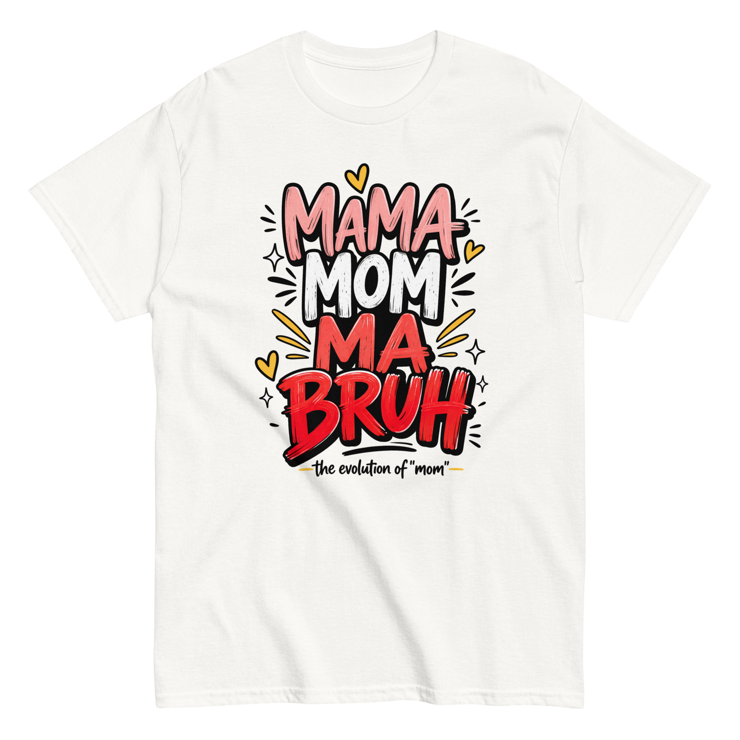 Funny Mom Shirt – The Real Mom Evolution Tee 😂 Mama Mom Ma Bruh T-Shirt | Perfect Mother’s Day Gift