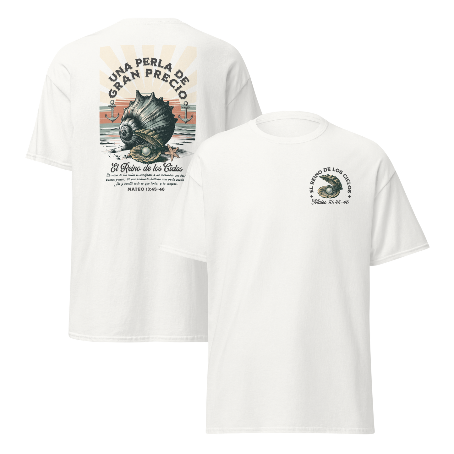 Camiseta “Una Perla de Gran Precio” – Mateo 13:45–46