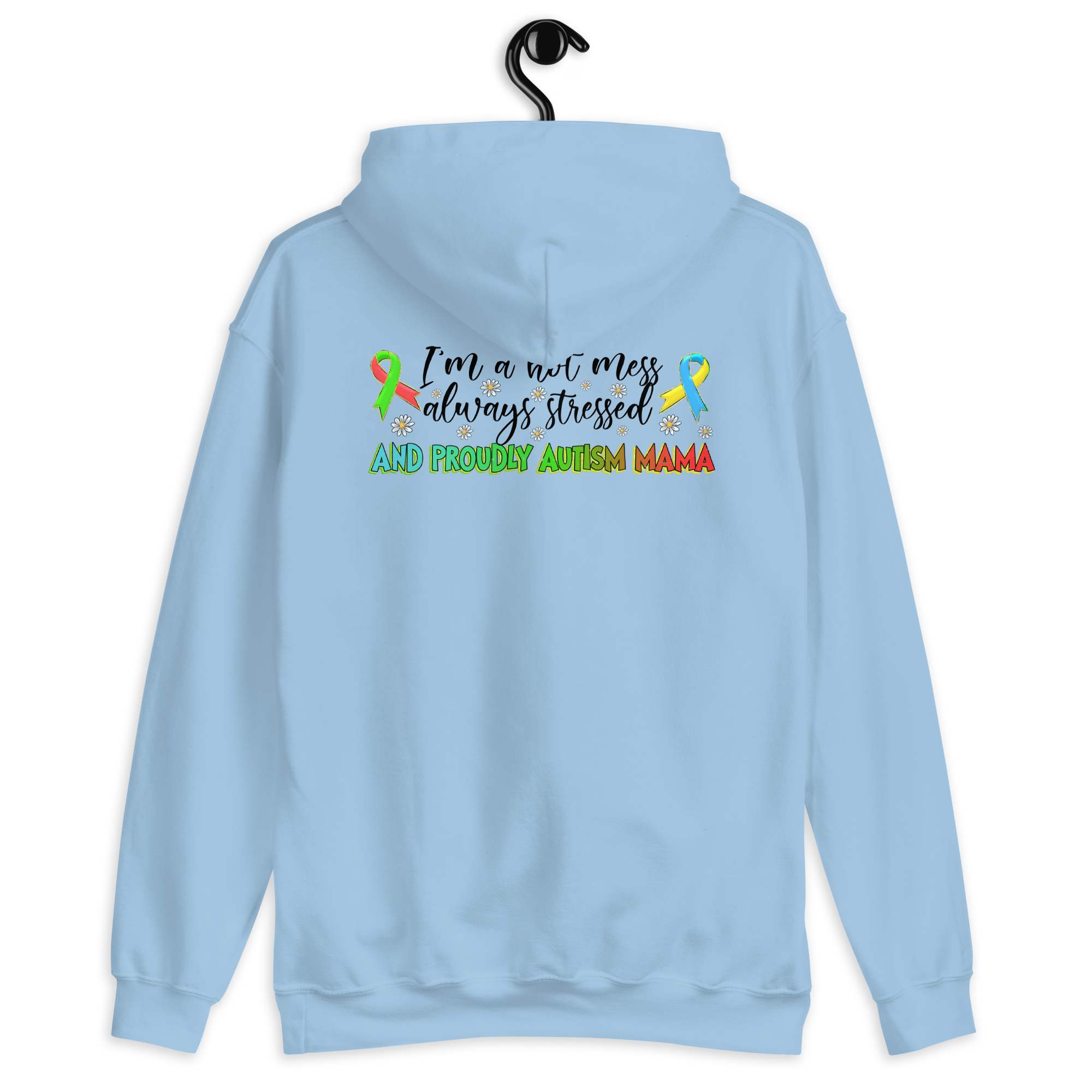 Autism Mama Awareness Hoodie – Puzzle Piece Autism Mom Sweatshirt – Proud Autism Mama Gift – Neurodiversity Support Hoodie