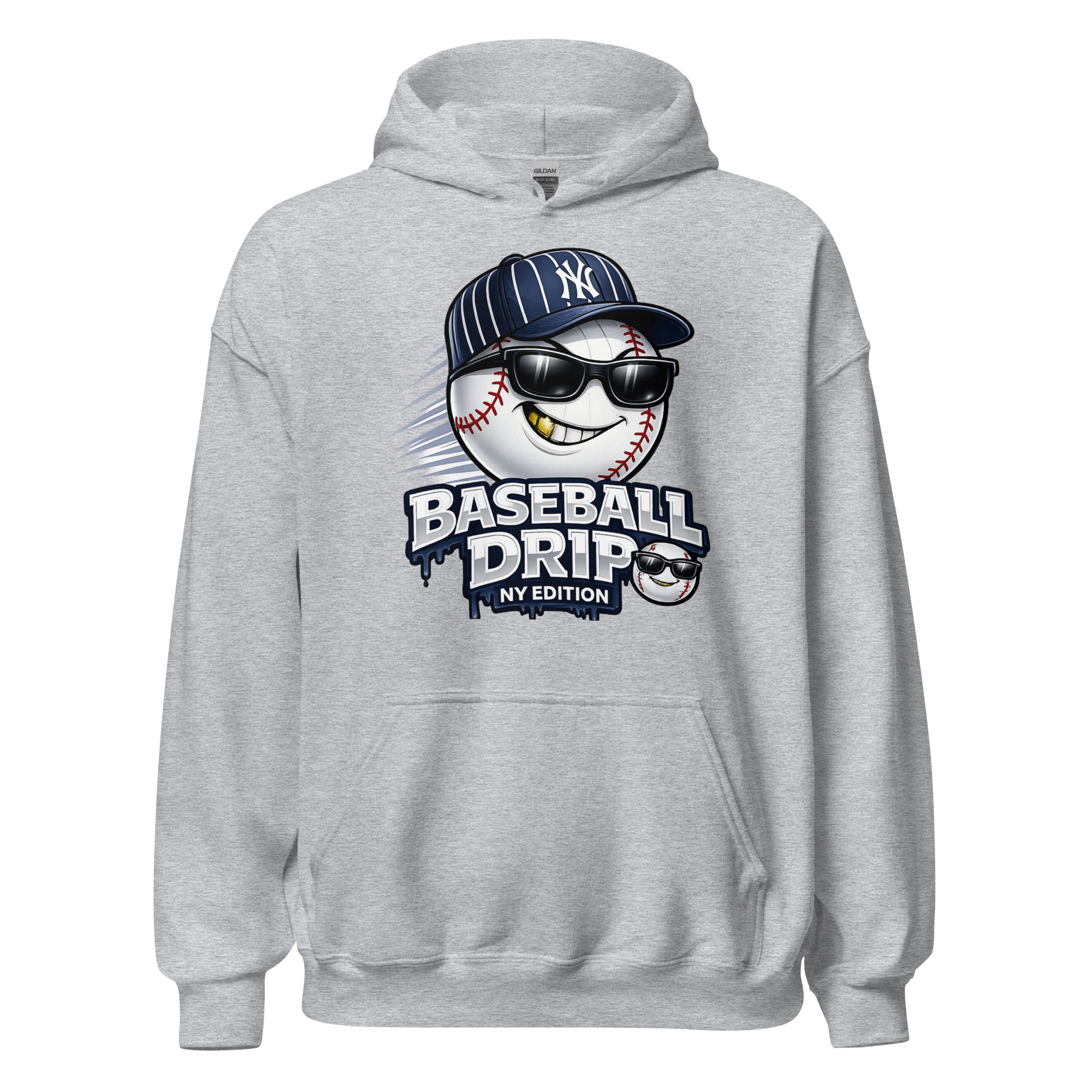 Baseball Drip NY Edition Hoodie – Streetwear Yankees Inspired Hoodie