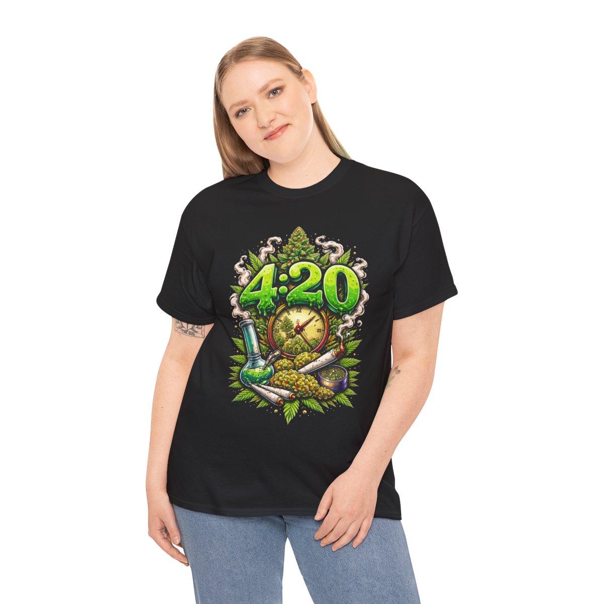 420 Graphic T-Shirt – Streetwear Cannabis Tee | Bold Stoner Art Shirt | Unisex Premium Tee
