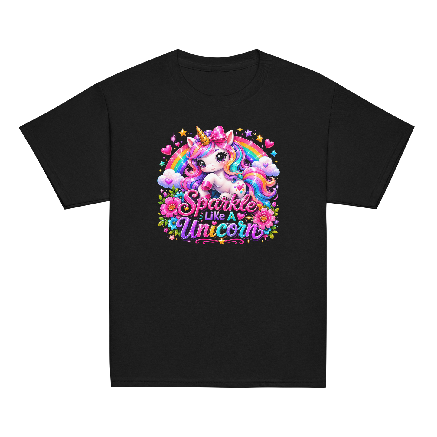 Sparkle Like A Unicorn – Girls T-Shirt