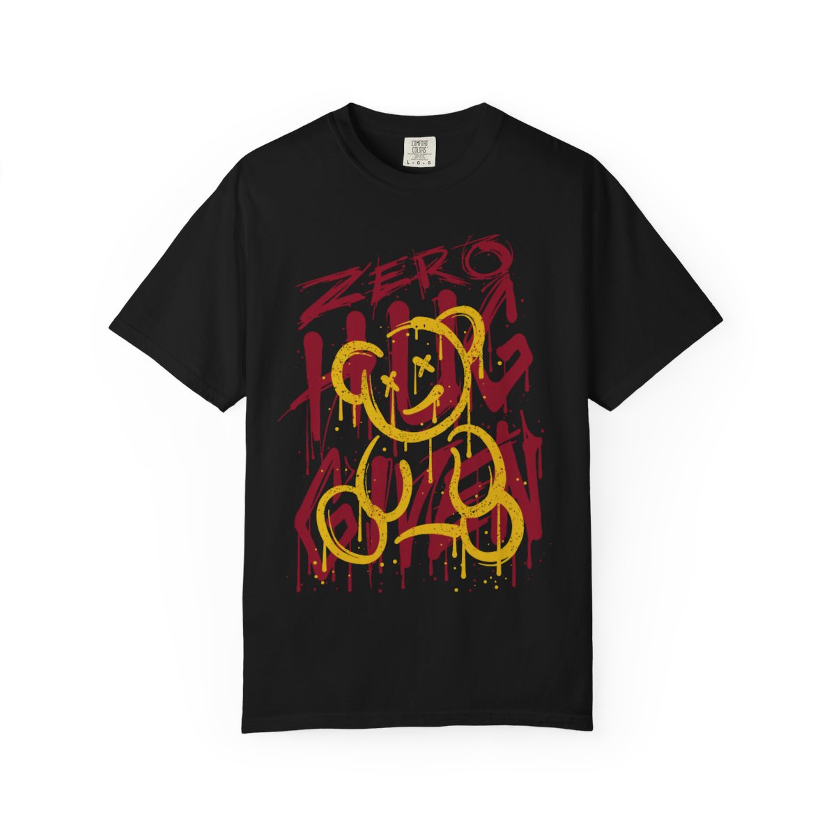 Zero Hug Graphic T-Shirt – Street Art Style Unisex Tee
