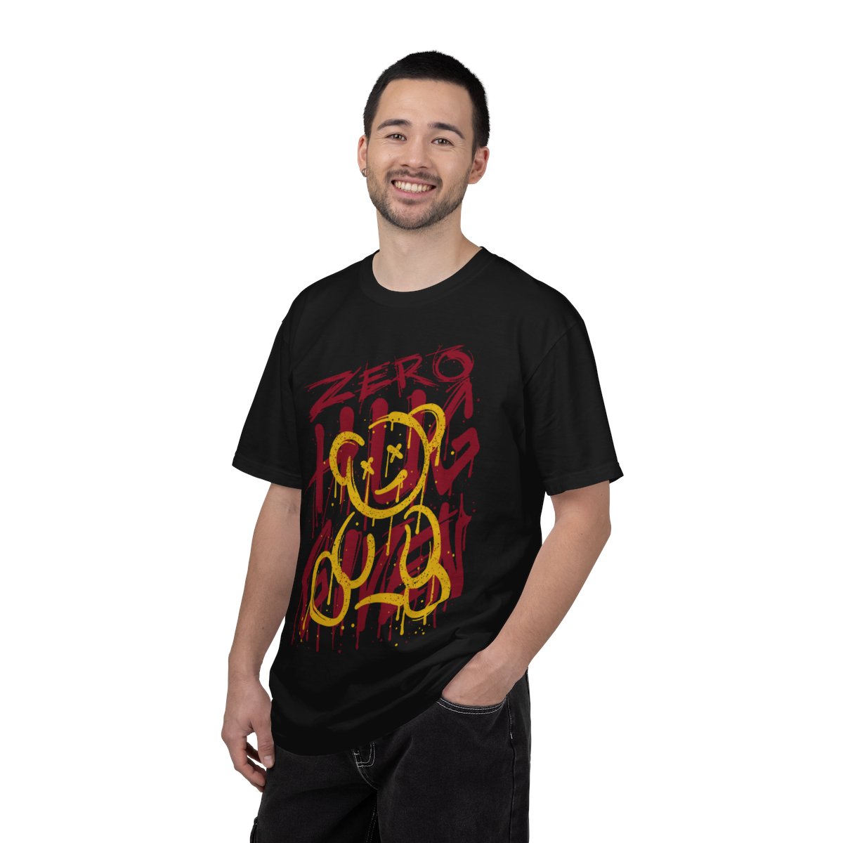 Zero Hug Graphic T-Shirt – Street Art Style Unisex Tee